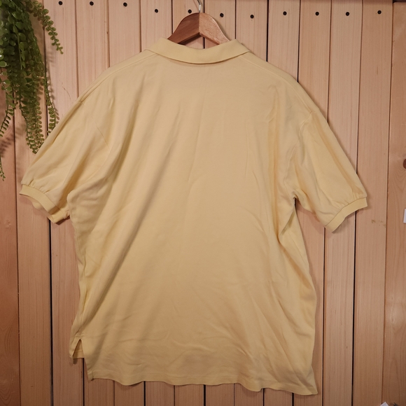Polo by Ralph Lauren Golf Polo Shirt Yellow Size L. Vintage - Picture 7 of 11